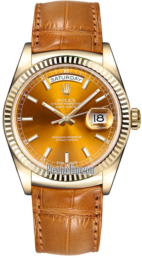 rolex day-date 36mm gold|Rolex Day-Date 118138.